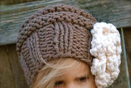 Детские шапки вязанные спицами со схемами и описанием: модные вязаные шапки